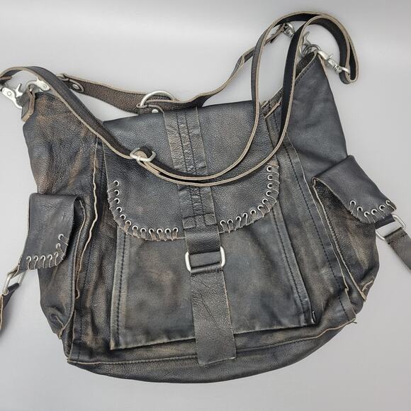 We The Free Leigh Distressed Large Tote Copper Brown - Picture 1 of 13